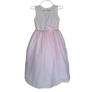 Crayola Kids Pink Rhinstone Embellished Special Occasion Dress Size Girl's 11/12